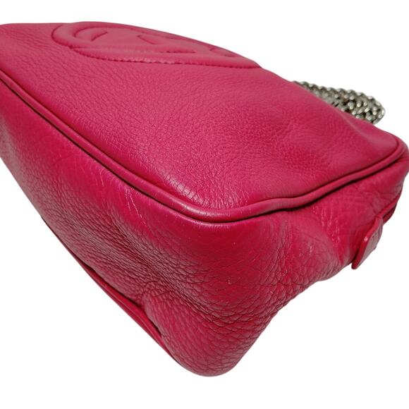 Gucci Pink Leather SoHo EUC - Picture 6 of 9